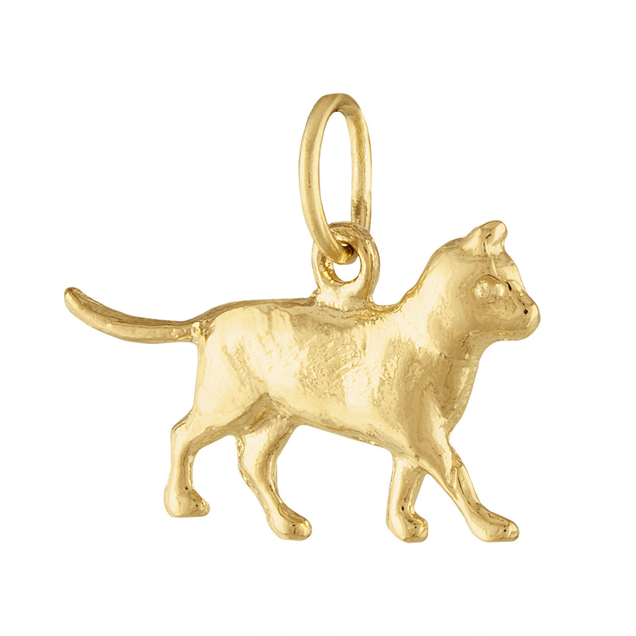 Sweet Kitty 14K Gold Charm